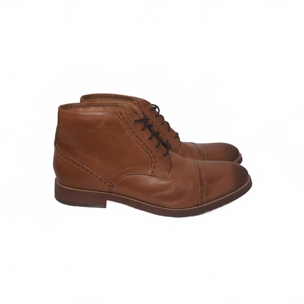 Nunn Bush Middleton Men's Leather Lace-Up Boots Size 10.5M
